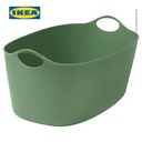 IKEA TORKIS Keranjang Cucian / Pakaian Kotor Fleksibel 35L