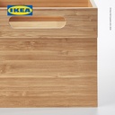 IKEA DRAGAN Kotak Penyimpanan Serbaguna Bahan Bambu 23x17x14 cm Set Isi 3pcs