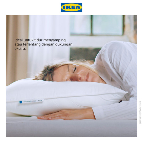IKEA SKOGSFRAKEN Bantal Tidur Tinggi 50x80cm