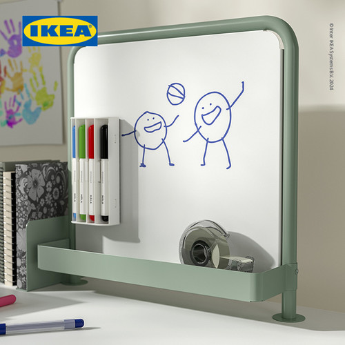 IKEA RELATERA Papan Tulis Dengan Papan Serbaguna Set Isi 2pcs