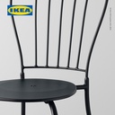 IKEA LACKO Kursi Luar Ruangan Serbaguna Abu-Abu