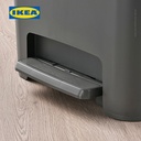 IKEA KNOCKLA Tempat Sampah dengan Pedal Abu-Abu Tua 25L