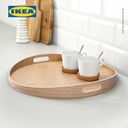 IKEA SKALA Nampan Baki Kayu Birch 44cm