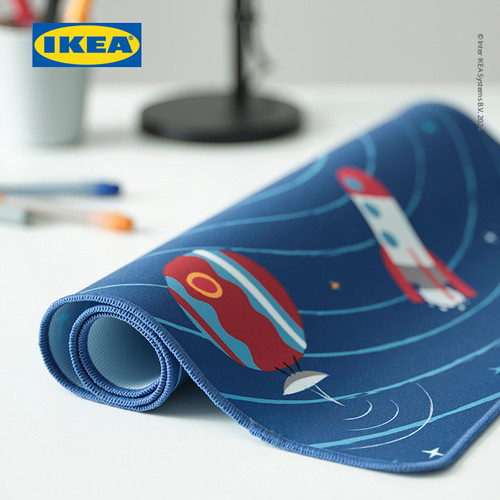 IKEA AFTONSPARV Alas Meja / Desk Mat Motif Luar Angkasa 38x60cm