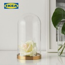 IKEA BEGAVNING Vas Hiasan Meja dari Kaca 26cm