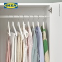 IKEA BUMERANG Gantungan Baju Putih Isi 8pcs