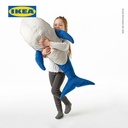 IKEA BLAVINGAD Boneka Paus Biru 100cm