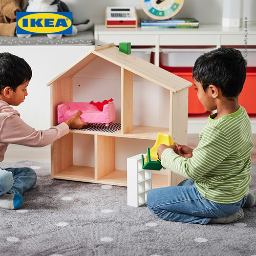 IKEA HUSET Set Mainan Perabotan Ruang Tamu Mini