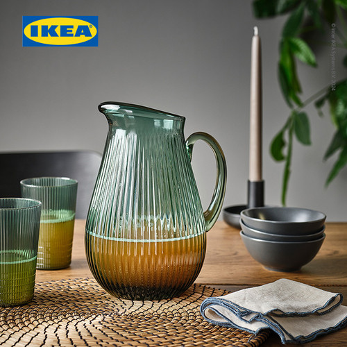 IKEA VARDAGEN Pitcher Minuman Serbaguna Berpola 2L