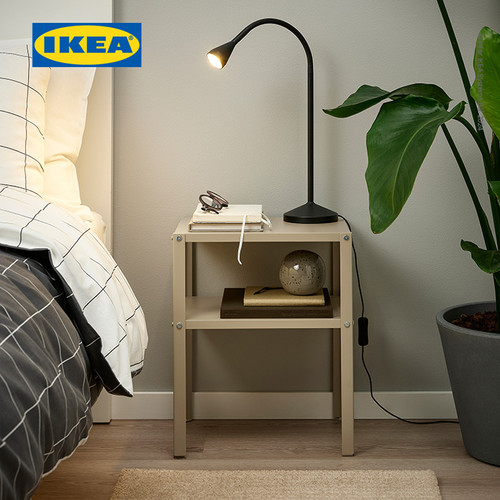 IKEA NAVLINGE Lampu Meja / Lampu Baca LED Hitam
