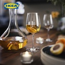 IKEA STORSINT Gelas Kaca Bening untuk Wine 49cl Set Isi 6pcs