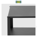 IKEA KNARREVIK Meja Samping Tempat Tidur Bahan Baja 42x34 cm