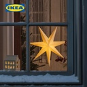 IKEA STRALA Kap Lampu Linen/Krem 70cm