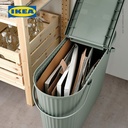 IKEA DAMMANG Tempat Sampah dengan Tutup Kapasitas 48 L