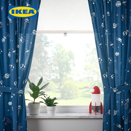 IKEA AFTONSPARV Lampu Meja LED RGB Bentuk Roket