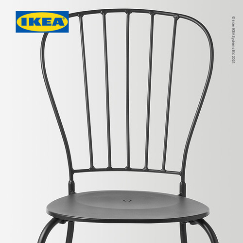 IKEA LACKO Kursi Luar Ruangan Serbaguna Abu-Abu