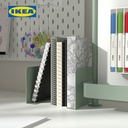 IKEA RELATERA Penahan Buku Meja Abu-Abu Hijau Muda Isi 2pcs