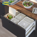 IKEA HALLBAR Tempat Sampah dengan Tutup Kapasitas 22L