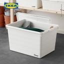 IKEA SOCKERBIT Kotak Penyimpanan Dengan Penutup 38x51x30 cm