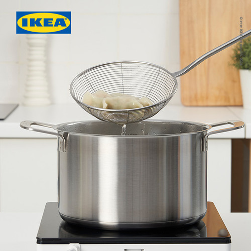 IKEA SLITSTARK Penyaring Makanan Stainless Steel