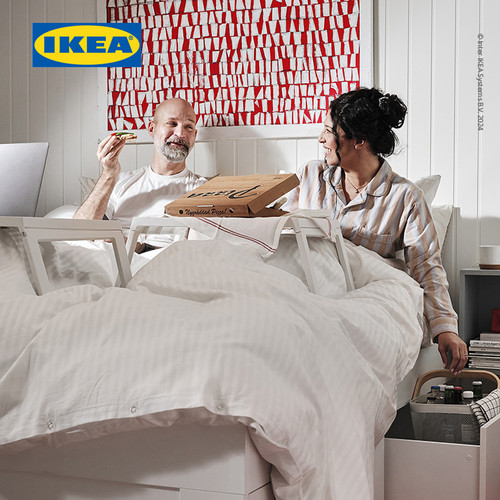 IKEA KLIPSK Baki / Meja Lipat Tempat Tidur Serbaguna