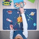 IKEA AFTONSPARV Alas Meja / Desk Mat Motif Luar Angkasa 38x60cm