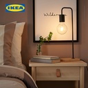 IKEA TVARHAND Lampu Meja Minimalis Hitam/Bambu
