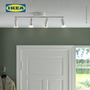 IKEA KRUSNATE Lampu Sorot Plafon Dengan 4 Tempat Putih Minimalis