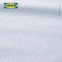 IKEA FONSTERBLAD Tirai Gulung Anti Tembus Cahaya Putih 140x155 cm
