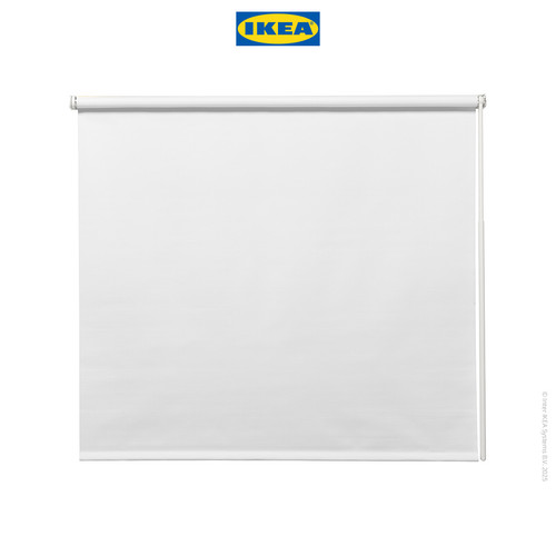 IKEA FRIDANS Tirai Gulung Anti Tembus Cahaya Putih 140x195 cm