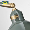IKEA RODFLIK Lampu Lantai / Lampu Baca Minimalis Abu-Abu Hijau