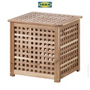 IKEA HOL Meja Samping Sofa Akasia 50x50 cm