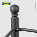 IKEA FROSJON Unit Rak Kamar Mandi Serbaguna Hitam 40x96 cm