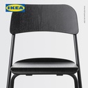 IKEA FRANKLIN Kursi Bar Minimalis Dengan Sandaran Hitam 74cm