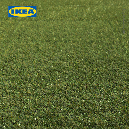IKEA RUNNEN Decking Tile Bongkar Pasang Rumput Tiruan 0.81 m² Isi 9Pcs