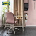 IKEA VITTSJO Meja Kerja / Meja Laptop Kaca Putih Serbaguna 100x36 cm