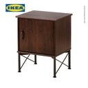 IKEA MUSKEN Meja Nakas Samping Tidur 45x58 cm