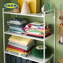 IKEA JONAXEL Unit Rak Penyimpanan Serbaguna Putih 80x38x160 cm