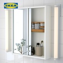 IKEA NYSJON Kabinet Kamar Mandi Dengan Cermin  Putih 50x60 cm