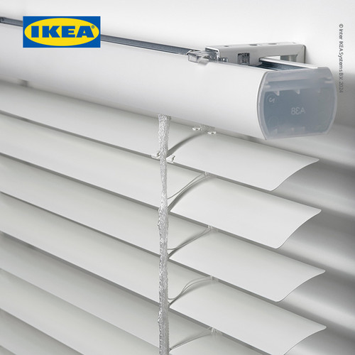 IKEA VECKLARFLY Tirai Venetian Putih 120x155 cm