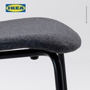 IKEA KARLPETTER Kursi Makan Abu-Abu / Hitam Minimalis Serbaguna