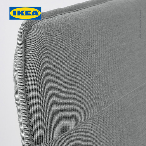 IKEA ARSUNDA Kursi Berlengan Untuk Santai Knisa Abu-abu Muda