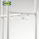 IKEA MACKAPAR Unit Rak Mantel Dengan Sepatu Minimalis Putih 78x32x200 cm
