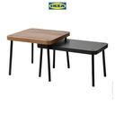 IKEA SONHULT Meja Tamu Bersusun Serbaguna Set Isi 2 pcs