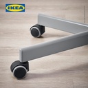 IKEA FLINTAN Kursi Kerja Kantor Dengan Sandaran Tangan Abu-Abu