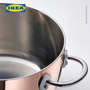 IKEA FINMAT Panci Dengan Penutup 3L Bahan Tembaga / Baja Tahan Karat