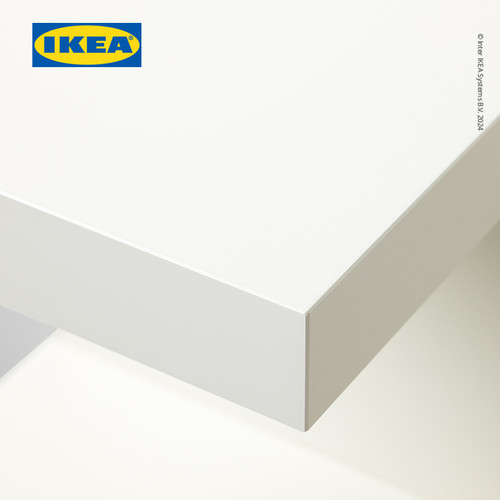 IKEA LACK Unit Rak Penyimpanan Dinding Serbaguna Putih 30x190 cm