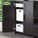 IKEA BRIMNES Kabinet Penyimpanan Berpintu Serbaguna Hitam 78x95 cm