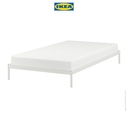 IKEA VEVELSTAD Rangka Tempat Tidur Minimalis Putih 120x200 cm
