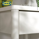 IKEA TONSTAD Meja Samping Tempat Tidur Putih Pudar 40x40x59 cm